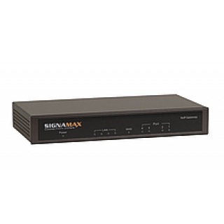 065-9400s Signamax VoIP Gateway, 1xWAN, 4xLAN, 4xFXs