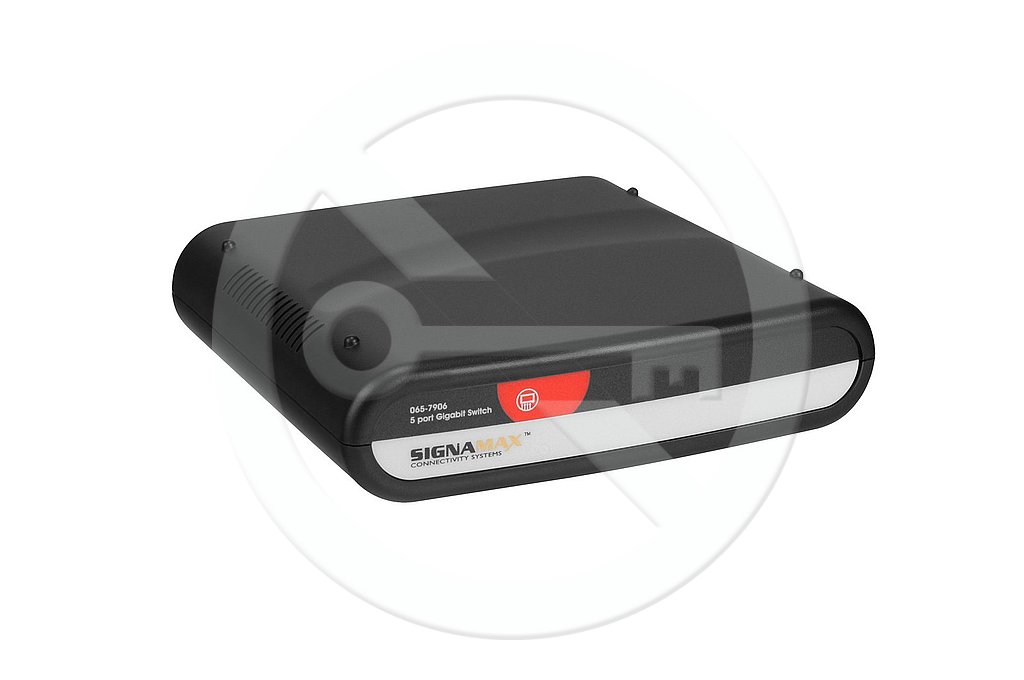 065-7906 Signamax Gigabit Switch 5-Ports 10/100/1000T/Tx, desktop 065-7906 Signamax Gigabit Switch 5-Ports 10/100/1000T/Tx, desktop