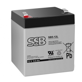 Akumulator SSB 5 Ah 12V