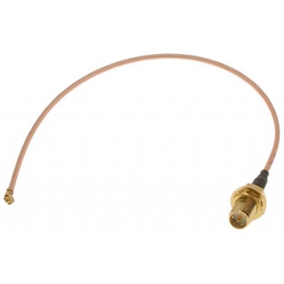 Pigtail u.fl. na wtyk RPSMA dł. 33 cm