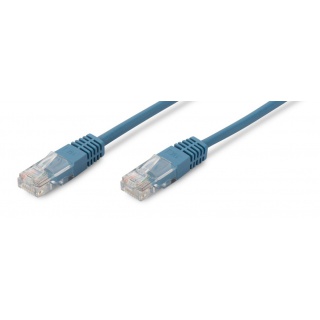Patchcord UTP Kat.5e 1m niebieski