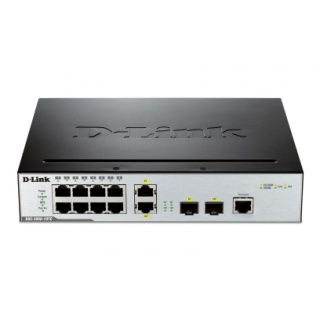 D-Link DGS-3000-10TC Przełącznik zarządzalny L2 8 portów 10/100/1000 + 2xCombo 1000BaseT/SFP