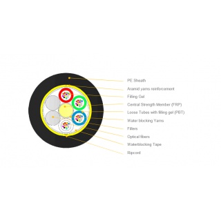 Fibrain AERO-AS SM 24* 9/125 4T6F 2,0 4000N