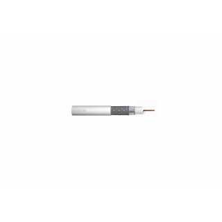 Kabel RG-6 75 Ohm, ekran, PVC, 305m, biały szpula