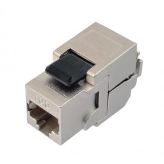Keystone Solarix 10G CAT6A STP czarny samozaciskowy
