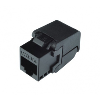 Keystone Solarix CAT5E UTP RJ45 czarny samozaciskowy