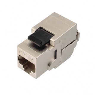 Keystone Solarix CAT6 STP RJ45 czarny samozaciskowy