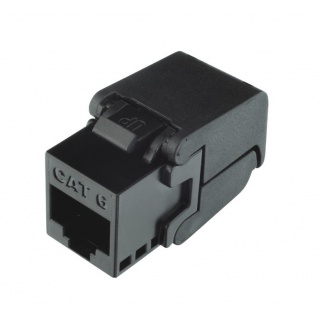 Keystone Solarix CAT6 UTP RJ45 czarny samozaciskowy