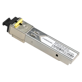 Medium* SFP WDM 1.25G, SM SC, 20km TX1550