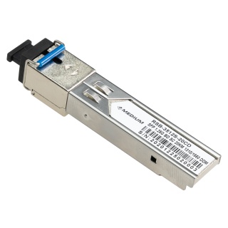 Medium* SFP WDM 1.25G, SM SC, 20km TX1310