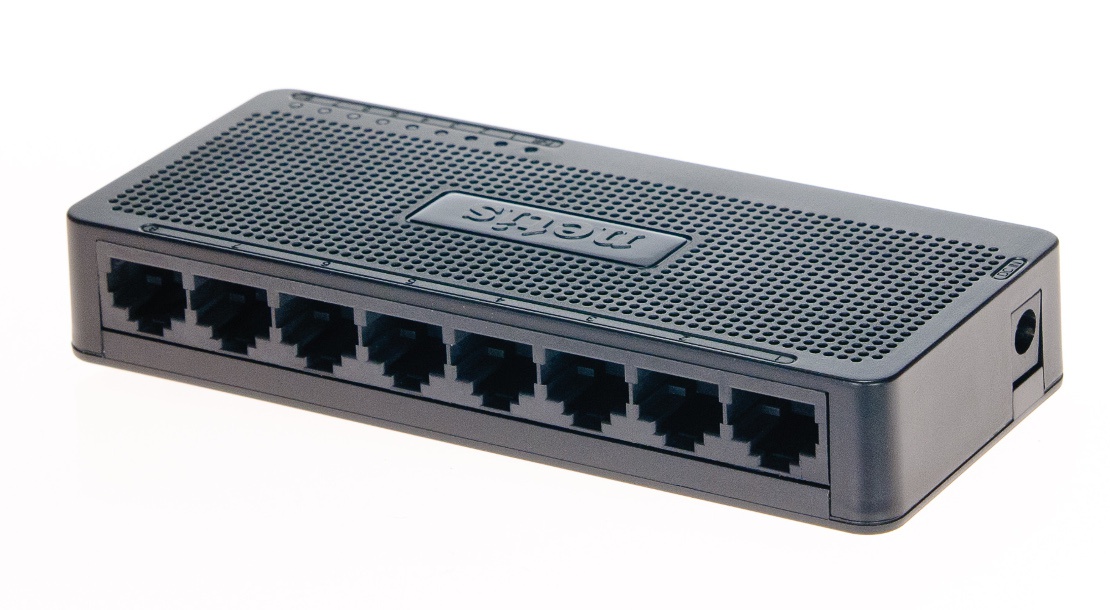 Netis ST3108S 8-portowy switch fast ethernet 10/100Mbps, obudowa plastikowa Netis ST3108S 8-portowy switch fast ethernet 10/100Mbps, obudowa plastikowa