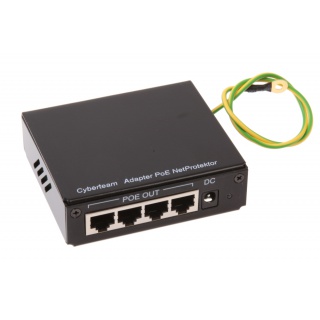 Netprotector 4p PoE w obudowie