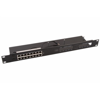 Panel MikroTik RACK 19 RB2011LS + Adapter PoE 8p 1U