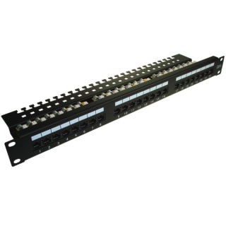 Patch panel 24-port 6 UTP 1U 19