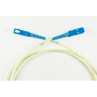 Patchcord EZ-Bend 3.0mm simplex, 9/125 SC/PC-SC/APC 3m biały