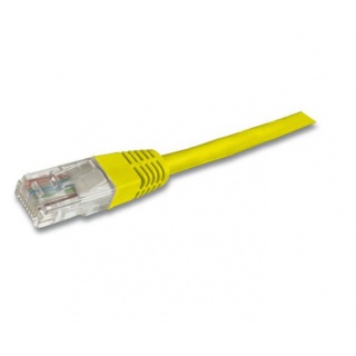 Patchcord UTP Kat.5e 1m żółty