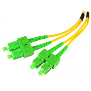 Patchcord SC/APC-SC/APC, SM, duplex, 15m