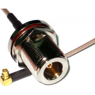 Pigtail MMCX/N female 2,4Ghz - 5Ghz ultra low loss