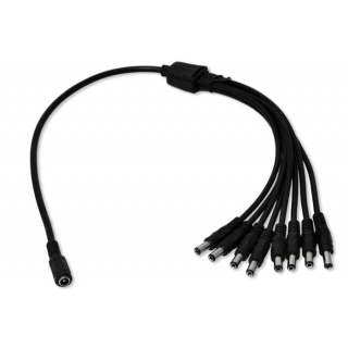 Rozgałęziacz zasilania 1G - 8W 2.1/5.5mm 