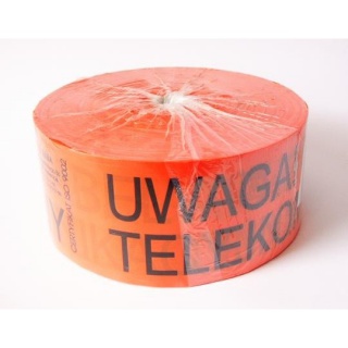 Taśma ostrzegawcza UKŚ rolka 500m / 10cm