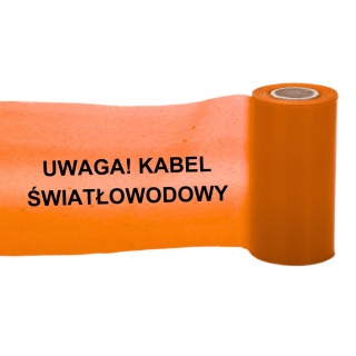 Taśma ostrzegawcza UKŚ rolka 100m / 20cm