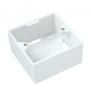 W45-AP80-32/R Wall Mounted Back Box 80 x 80 x 32 mm, Biały