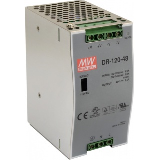 Zasilacz Mean Well DR-120-48, DR 48V/120W/2,5A DIN 